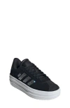 Adidas Originals Adidas Kids' Vl Court Bold Lifestyle Sneaker In Black/white/clear Pink