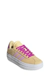 Adidas Originals Adidas Kids' Vl Court Bold Lifestyle Sneaker In Orange/bliss Lilac/pink