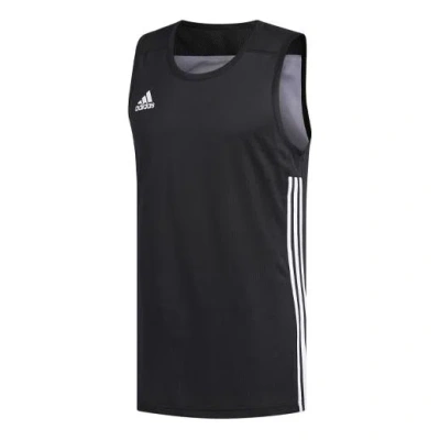 Adidas Originals Adidas Knitted Basketball Training Running Vest Men In Black