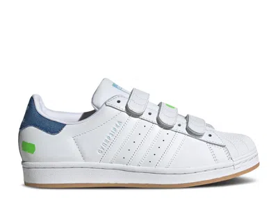 Adidas Originals Adidas Kseniaschnaider X Adidas Wmns Superstar 'white Clear Blue'