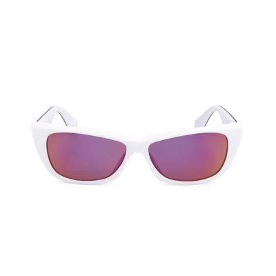 Adidas Originals Adidas Ladies White Cat Eye Sunglasses Or0027-56x-2
