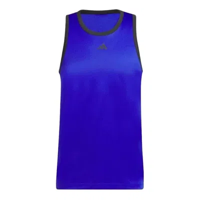 Adidas Originals Adidas Legends Basketball 3-stripes Tank Top 'lucid Blue'