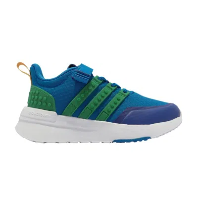 Pre-owned Adidas Originals Adidas Lego X Racer Tr El Little Kid 'halo Blue Sub Green' | Kid's Size 12.5