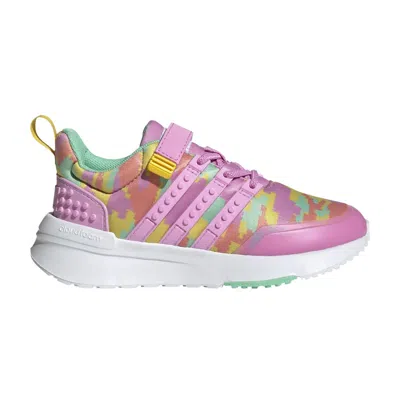 Pre-owned Adidas Originals Adidas Lego X Racer Tr21 El Little Kid 'digi Camo - Bliss Orchid' | Pink | Kid's Size 2
