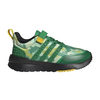 Pre-owned Adidas Originals Adidas Lego X Racer Tr21 El Little Kid 'digi Camo - Green' | Kid's Size 12