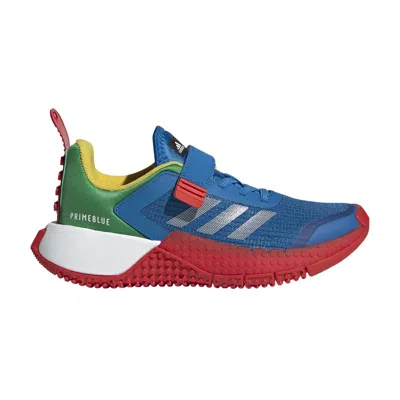 Pre-owned Adidas Originals Adidas Lego X Sport J 'shock Blue Green' | Kid's Size 5