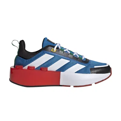 Pre-owned Adidas Originals Adidas Lego X Tech Runner Big Kid 'shock Blue Red' | Kid's Size 6.5