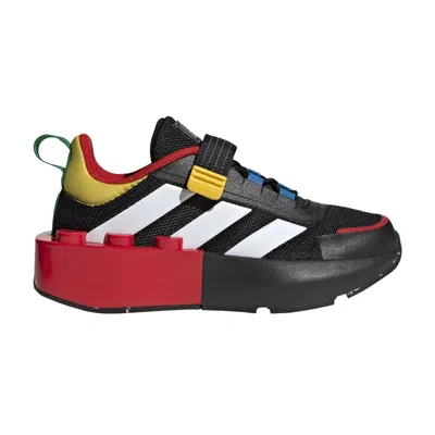 Pre-owned Adidas Originals Adidas Lego X Tech Runner El Little Kid 'shock Blue Red' | Kid's Size 3.5