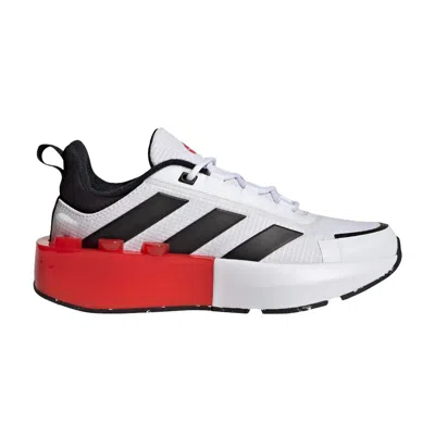 Pre-owned Adidas Originals Adidas Lego X Tech Runner J 'white Black Red' | Kid's Size 6.5