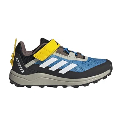 Pre-owned Adidas Originals Adidas Lego X Terrex Agravic Flow J 'bright Blue Metal Grey' | Kid's Size 4