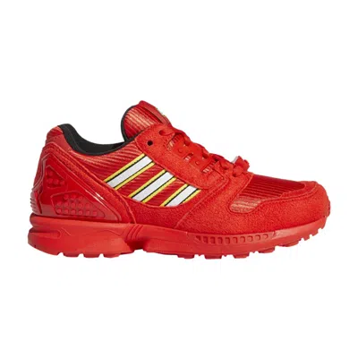 Pre-owned Adidas Originals Adidas Lego X Zx 8000 J 'color Pack - Active Red' | Kid's Size 5