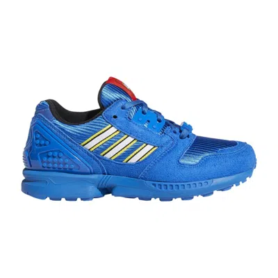 Pre-owned Adidas Originals Adidas Lego X Zx 8000 J 'color Pack - Bright Royal' | Blue | Kid's Size 4