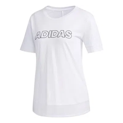 Adidas Originals Adidas Letter Printed T-shirt 'white'