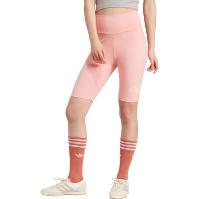Adidas Originals Adidas Lifestyle Bike Shorts In Pink