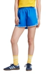 Adidas Originals Adidas Lifestyle Satin Sprinter Shorts In Blue