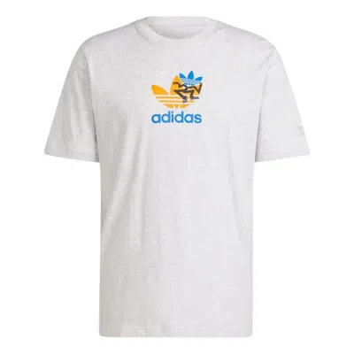 Adidas Originals Adidas Lifestyle Training Supply T-shirt Asia Sizing 'light Grey' In White