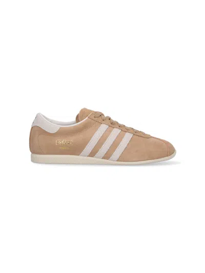 Adidas Originals Adidas Light & Natural Leather Sneakers For Women In Brown