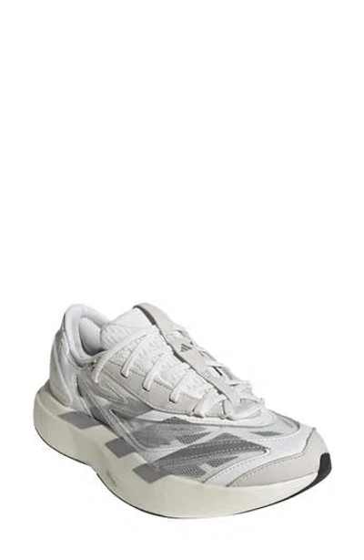 Adidas Originals Adidas Lightblaze Evo Solid Sneaker In White/ Matte Silver/ Black