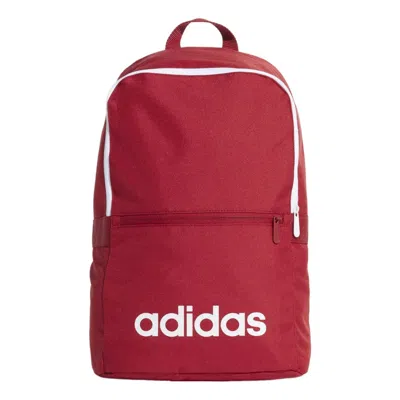 Adidas Originals Adidas Linear Classic Daily Backpack 'burgundy' In Red