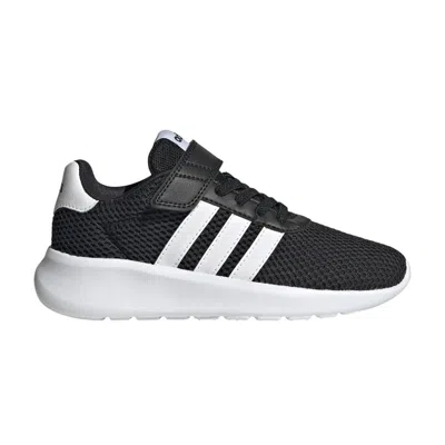 Pre-owned Adidas Originals Adidas Lite Racer 3.0 Hook & Loop K 'black White' | Kid's Size 1