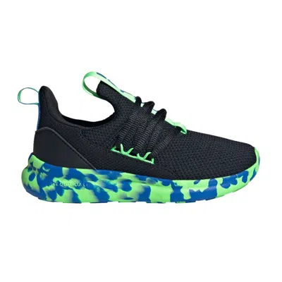 Pre-owned Adidas Originals Adidas Lite Racer Adapt 7.0 K 'black Royal Lime' | Kid's Size 5.5
