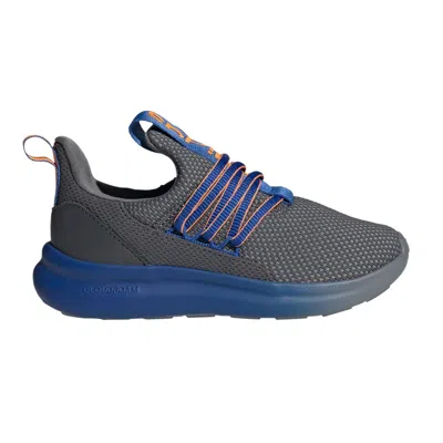 Pre-owned Adidas Originals Adidas Lite Racer Adapt 7.0 K 'grey Royal Blue Orange' | Kid's Size 3.5