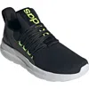 Adidas Originals Adidas Lite Racer Adapt 7.0 Sneaker In Black/grey/lucid Lemon