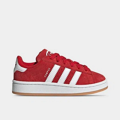 Adidas Originals Adidas Little Kids' Originals Campus 00s Stretch Lace Casual Shoes In Rosso