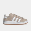 Adidas Originals Campus 00s Elastic-lace Sneakers In Wonder Beige/white/gum