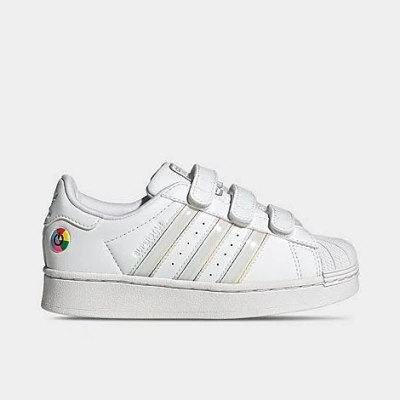 Adidas Originals Adidas Little Kids' Originals Superstar Led Lights Comfort Closure Casual Shoes In Multi