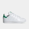 Adidas Originals Stan Smith Leather Trainers 5-9 Years In White/white/green