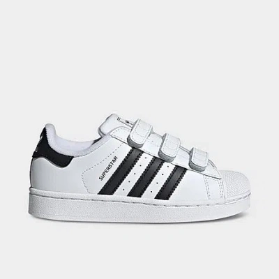 ADIDAS ORIGINALS ADIDAS LITTLE KIDS' ORIGINALS SUPERSTAR II COMFORT CLOSURE CASUAL SHOES