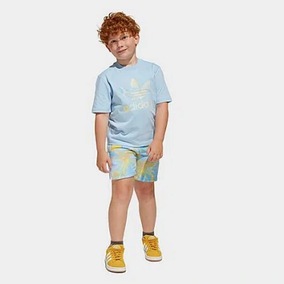 ADIDAS ORIGINALS ADIDAS LITTLE KIDS' ORIGINALS T-SHIRT AND SHORTS SET