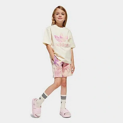 ADIDAS ORIGINALS ADIDAS LITTLE KIDS' ORIGINALS T-SHIRT AND SHORTS SET