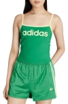 Adidas Originals Adidas Logo Camisole In Green