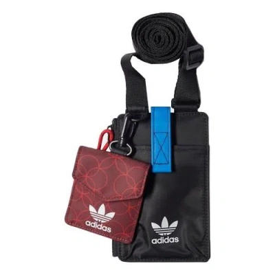 Adidas Originals Adidas Logo Sacoche Bag 'black' In Multi