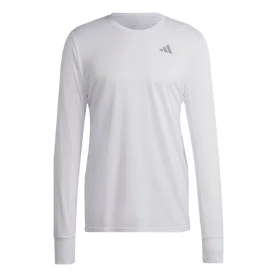 Adidas Originals Mens Adidas Own The Run Long Sleeve T-shirt In White