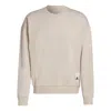 Adidas Originals Adidas Lounge Fleece Sweatshirt Brown 'wonder Taupe' In Neutral