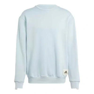Adidas Originals Adidas Lounge Fleece Sweatshirt 'wonder Blue'