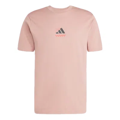Adidas Originals Adidas Lounge Pizza Graphic T-shirt 'pink'