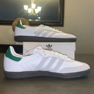 Pre-owned Adidas Originals Adidas Low Top Samba Kith White Green Mens Size 12 Fx5398 Reputable Seller
