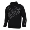 Adidas Originals Adidas M Favs Q1 Wb Large Logo Printing Sports Hooded Jacket Black