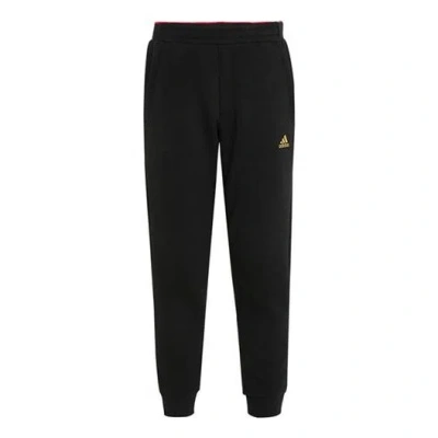 Adidas Originals Adidas M Pants Solid Color Casual Sports Bundle Feet Long Pants Black