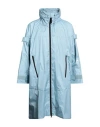 ADIDAS ORIGINALS ADIDAS MAN OVERCOAT & TRENCH COAT SKY BLUE SIZE L POLYESTER
