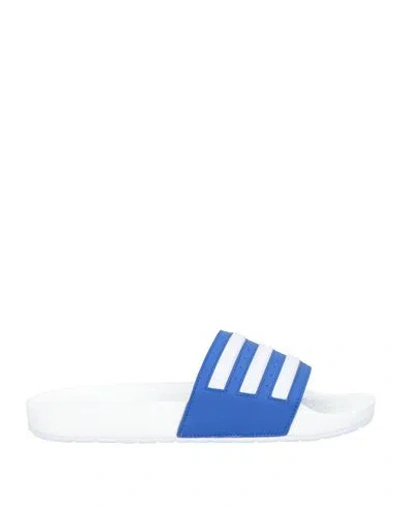 Adidas Originals Adidas Man Sandals Blue Size 8 Rubber, Textile Fibers