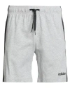 Adidas Originals Adidas Man Shorts & Bermuda Shorts Grey Size Xs Cotton, Recycled Polyester