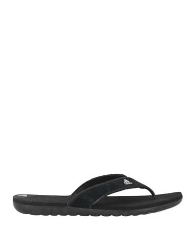 Adidas Originals Adidas Man Thong Sandal Black Size 12.5 Leather