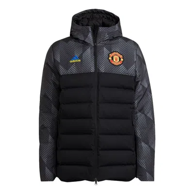 Adidas Originals Adidas Manchester United Soccer Down Feather Jacket 'black'