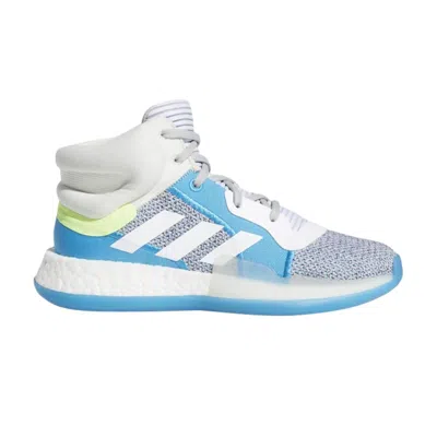 Pre-owned Adidas Originals Adidas Marquee Boost J 'grey Shock Cyan' | Kid's Size 5 In Gray
