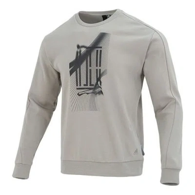 Adidas Originals Adidas Martial Arts Series Pattern Printing Sweatshirt Men's Grey In Gray